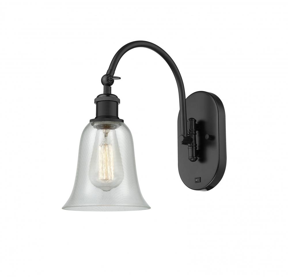 Hanover - 1 Light - 6 inch - Matte Black - Adjustable Swing Arm
