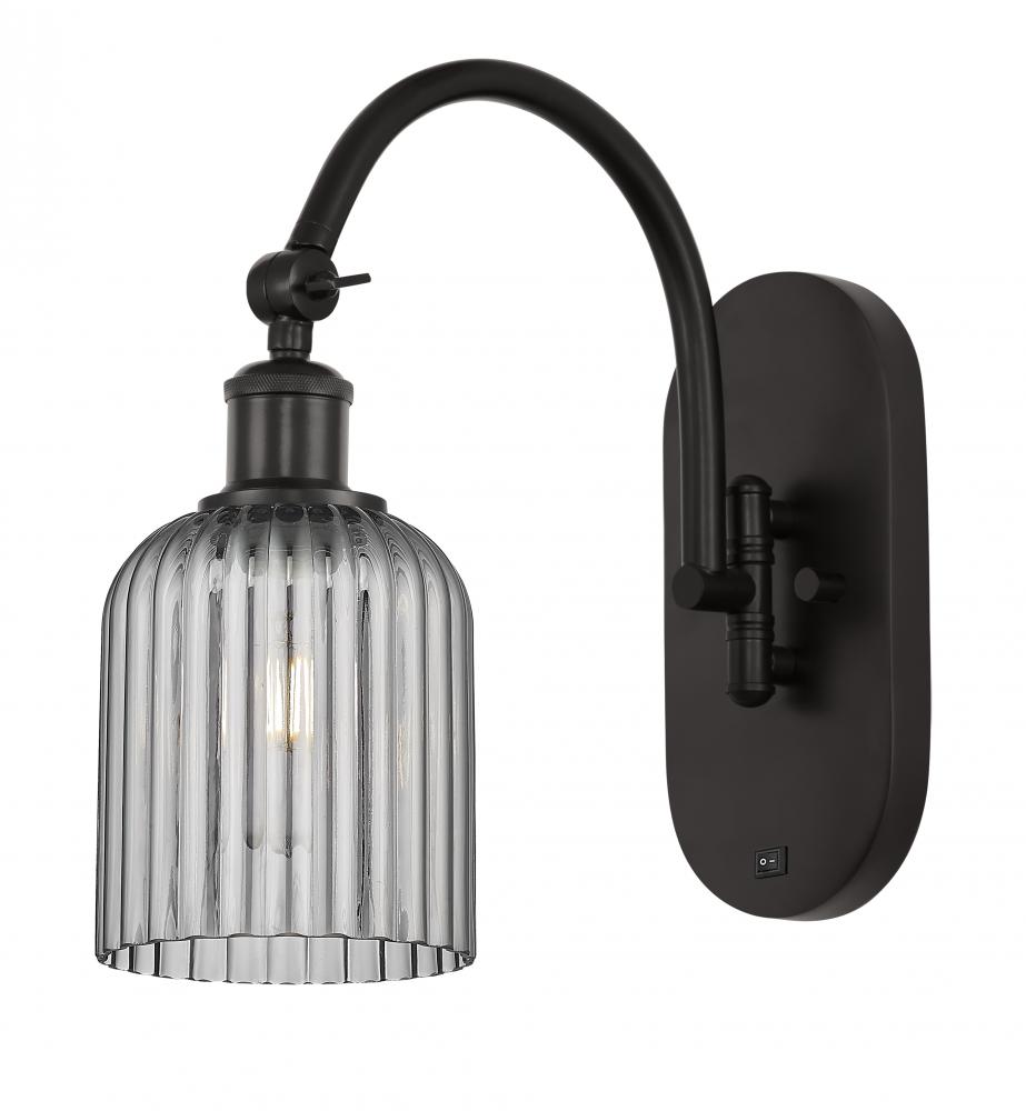 Bridal Veil - 1 Light - 5 inch - Oil Rubbed Bronze - Adjustable Swing Arm