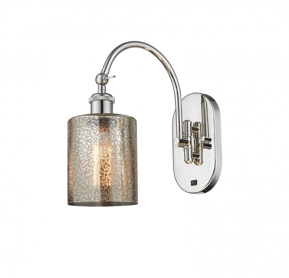 Cobbleskill - 1 Light - 5 inch - Polished Nickel - Adjustable Swing Arm