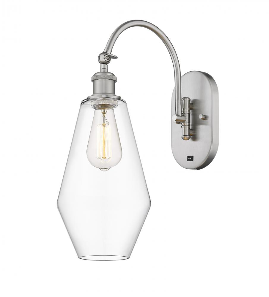 Cindyrella - 1 Light - 7 inch - Brushed Satin Nickel - Adjustable Swing Arm