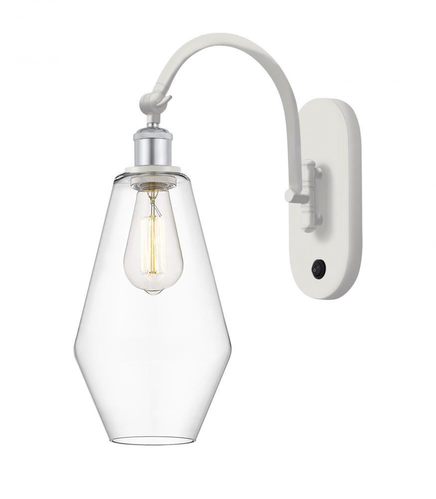 Cindyrella - 1 Light - 7 inch - White Polished Chrome - Adjustable Swing Arm