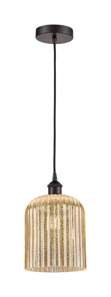 Bridal Veil - 1 Light - 5 inch - Oil Rubbed Bronze - Cord hung - Mini Pendant