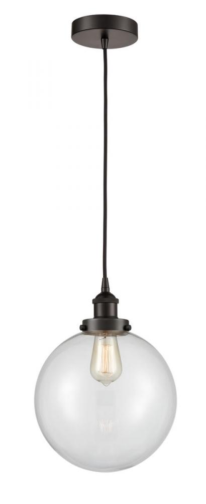 Beacon - 1 Light - 10 inch - Oil Rubbed Bronze - Cord hung - Mini Pendant