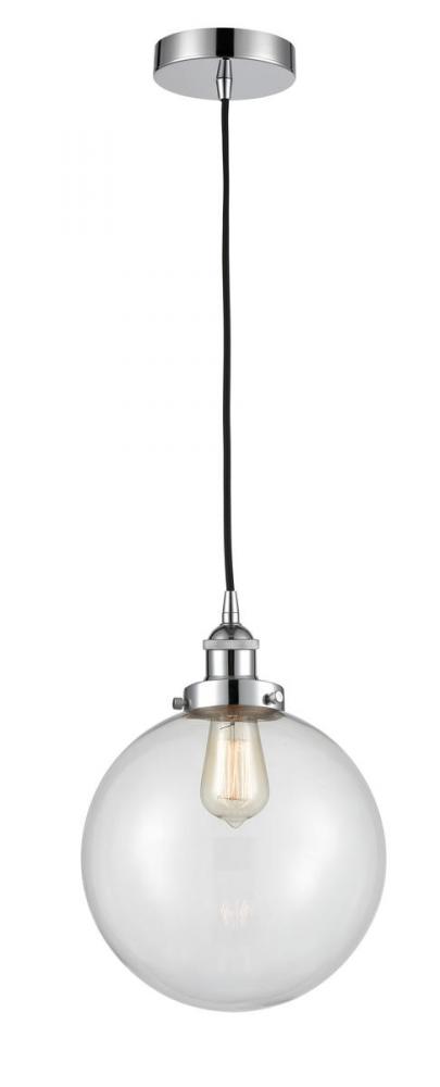 Beacon - 1 Light - 10 inch - Polished Chrome - Cord hung - Mini Pendant