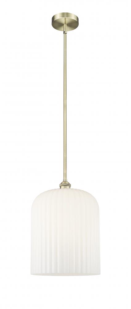 Bridal Veil - 1 Light - 5 inch - Antique Brass - Cord hung - Mini Pendant