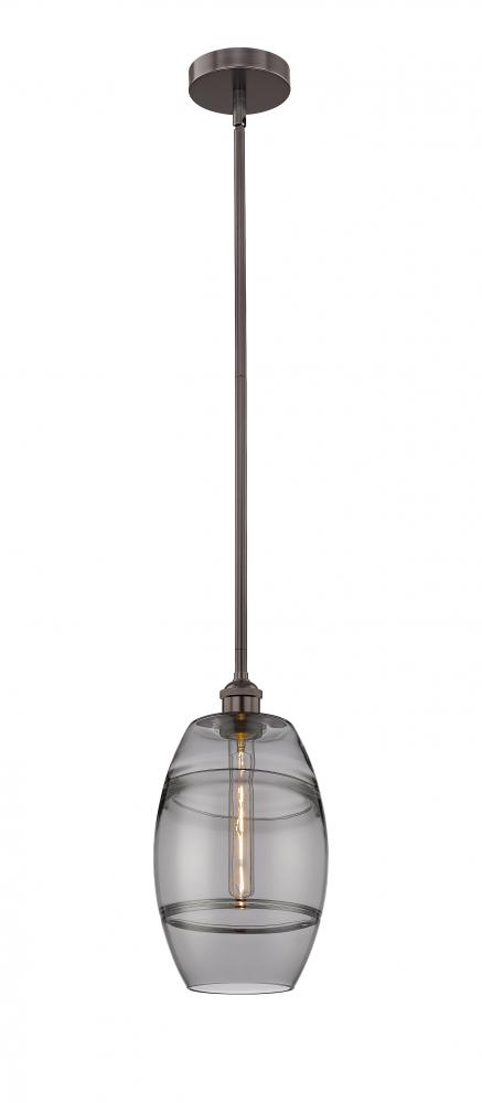 Vaz - 1 Light - 8 inch - Oil Rubbed Bronze - Cord hung - Mini Pendant
