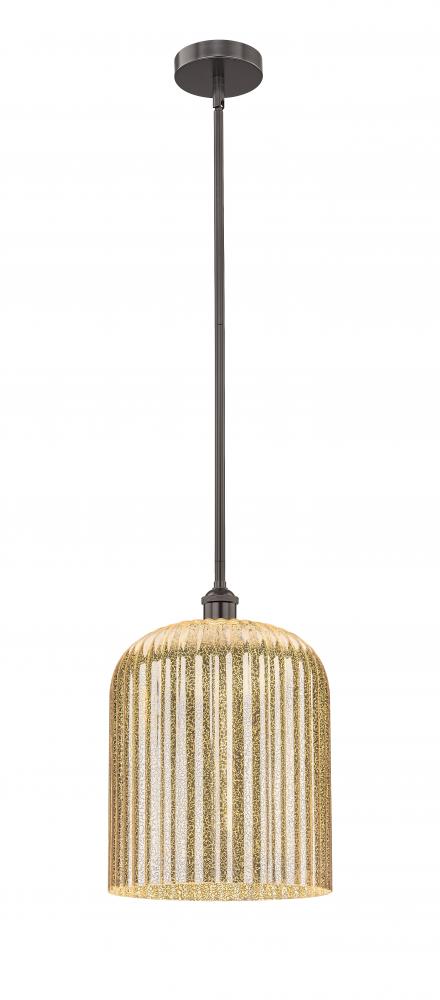 Bridal Veil - 1 Light - 5 inch - Oil Rubbed Bronze - Cord hung - Mini Pendant