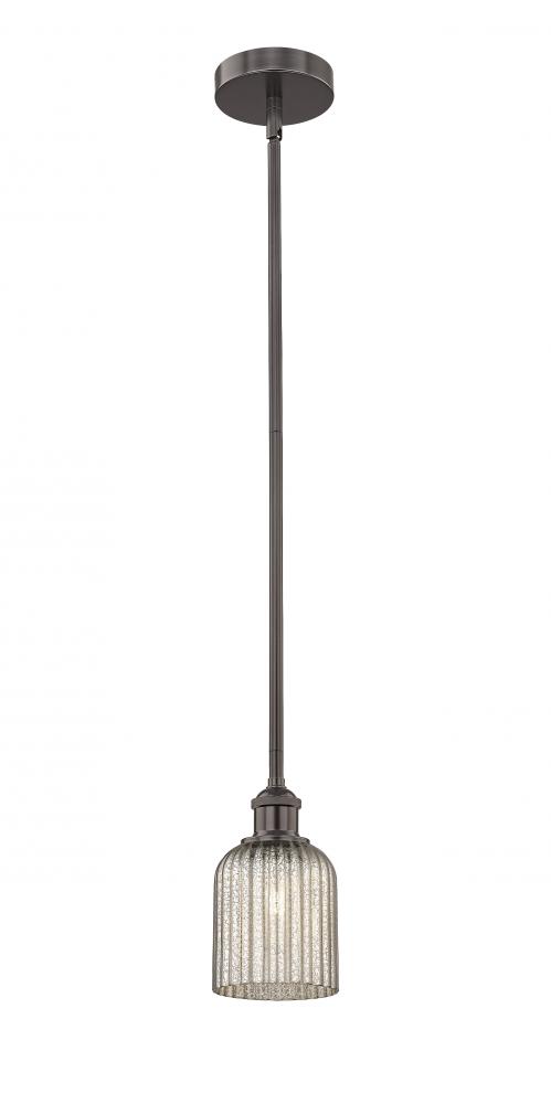 Bridal Veil - 1 Light - 5 inch - Oil Rubbed Bronze - Cord hung - Mini Pendant