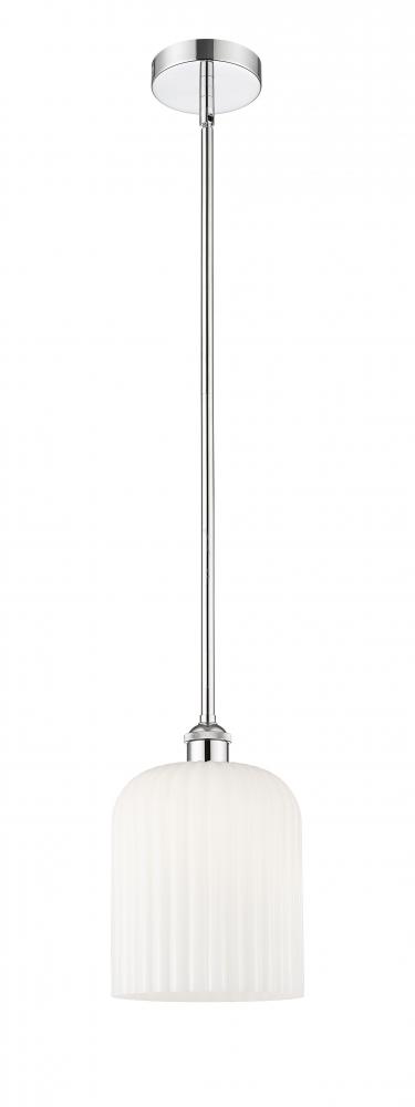 Bridal Veil - 1 Light - 5 inch - Polished Chrome - Cord hung - Mini Pendant