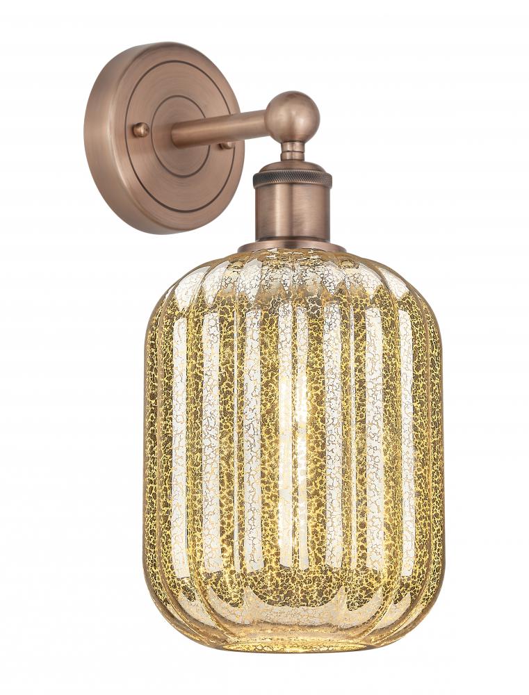 Preston Cylinder - 1 Light - 7 inch - Antique Copper - Sconce