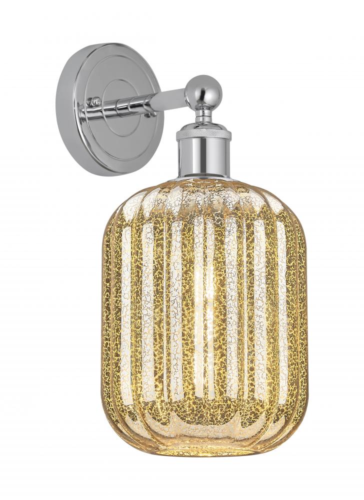 Preston Cylinder - 1 Light - 7 inch - Polished Chrome - Sconce