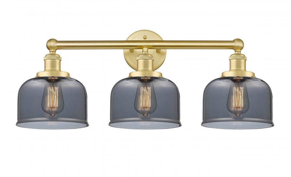 Bell - 3 Light - 26 inch - Satin Gold - Bath Vanity Light