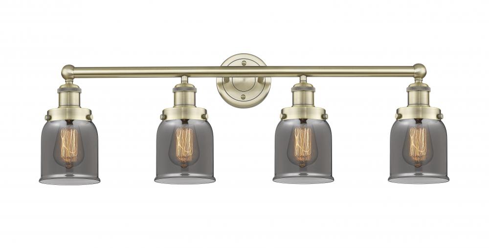Bell - 4 Light - 32 inch - Antique Brass - Bath Vanity Light