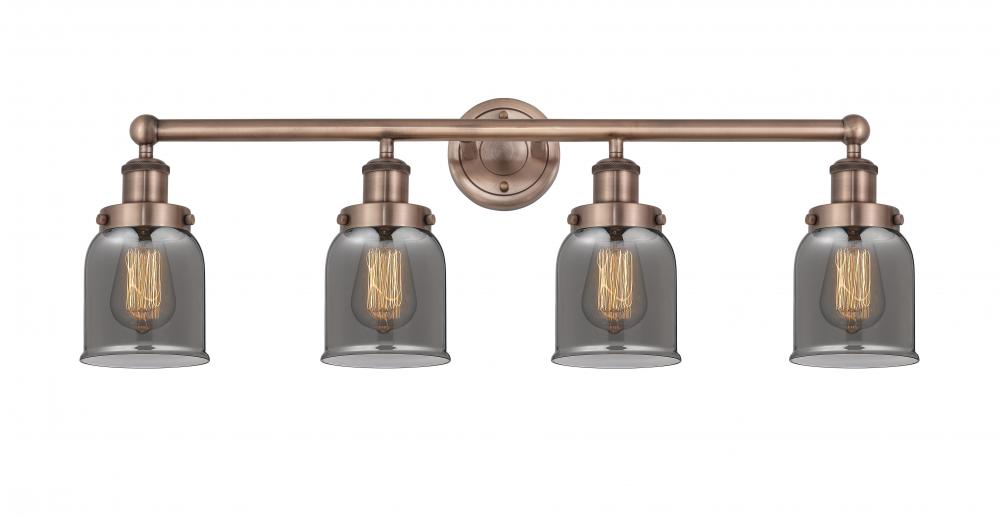 Bell - 4 Light - 32 inch - Antique Copper - Bath Vanity Light
