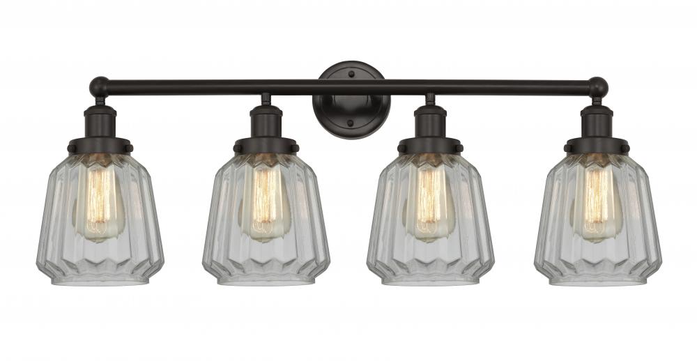 Chatham - 4 Light - 34 inch - Oil Rubbed Bronze - Bath Vanity Light