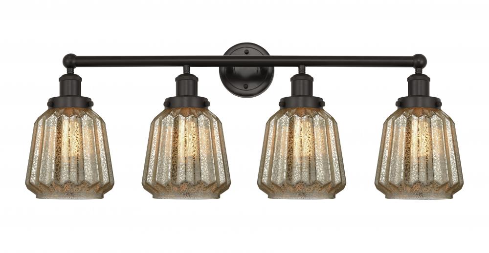 Chatham - 4 Light - 34 inch - Oil Rubbed Bronze - Bath Vanity Light