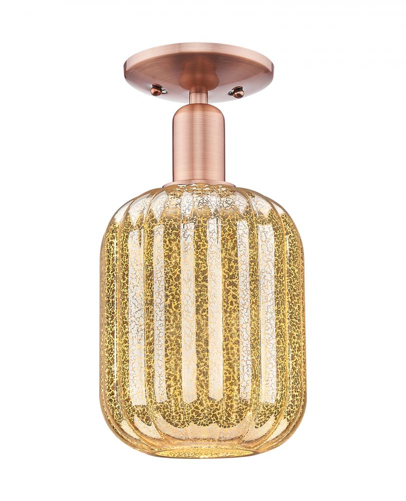 Preston - 1 Light - 6 inch - Antique Copper - Semi-Flush Mount