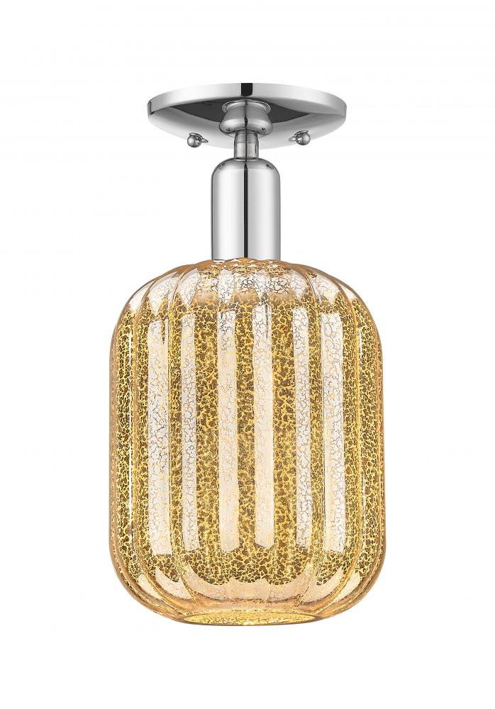 Preston - 1 Light - 6 inch - Polished Chrome - Semi-Flush Mount