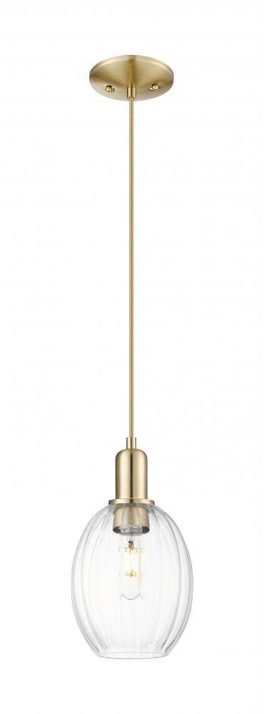Preston - 1 Light - 6 inch - Champagne Bronze - Cord hung - Mini Pendant