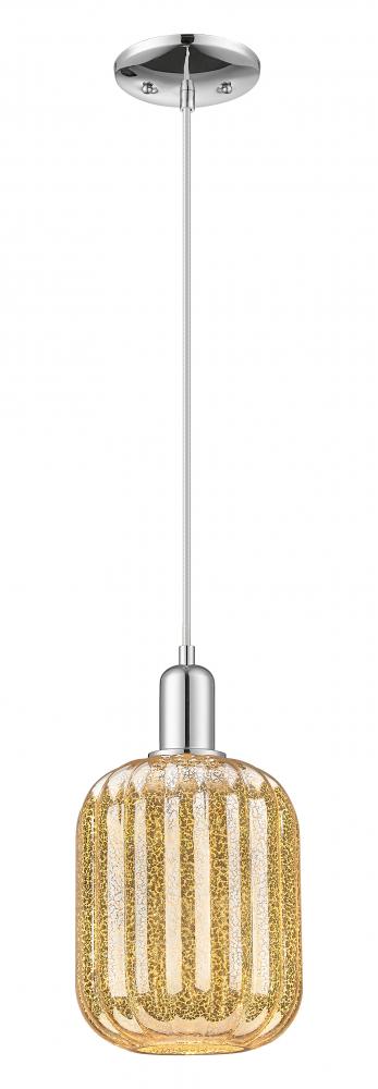 Preston - 1 Light - 6 inch - Polished Chrome - Cord hung - Mini Pendant