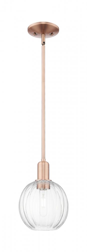 Preston - 1 Light - 6 inch - Antique Copper - Mini Pendant
