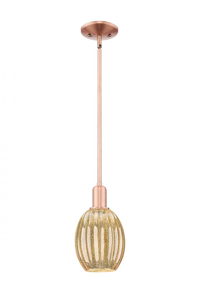 Preston - 1 Light - 6 inch - Antique Copper - Mini Pendant