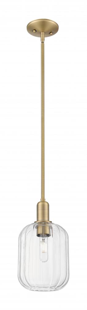 Preston - 1 Light - 6 inch - Brushed Brass - Mini Pendant
