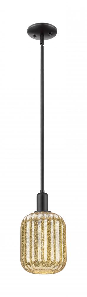 Preston - 1 Light - 6 inch - Matte Black - Mini Pendant