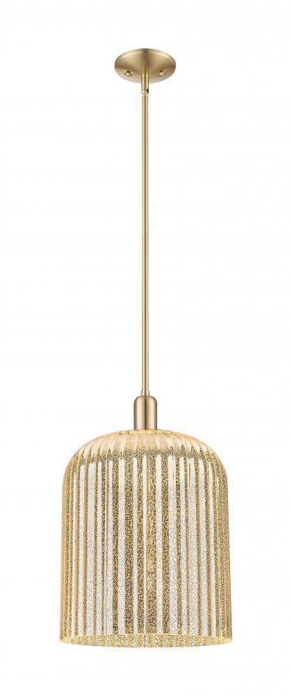 Bridal Veil - 1 Light - 12 inch - Champagne Bronze - Mini Pendant