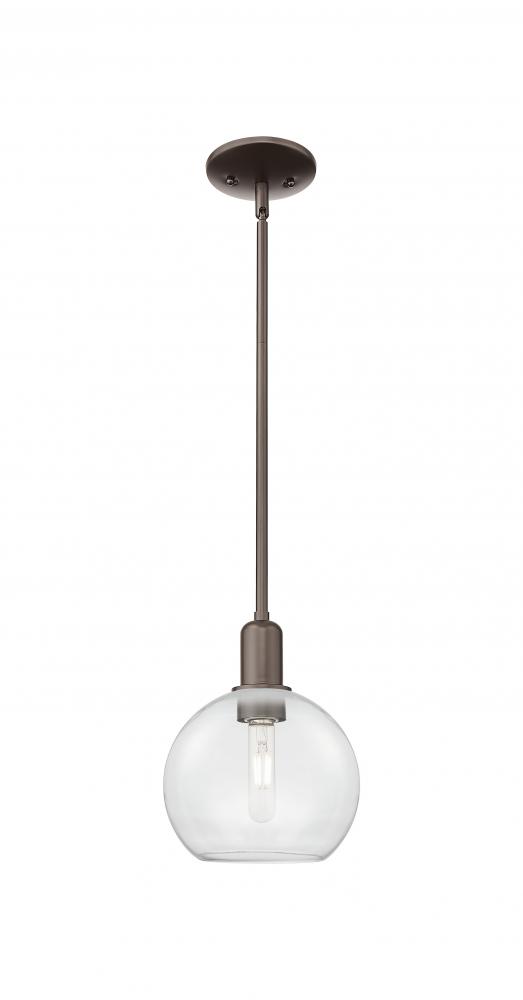 Athens - 1 Light - 8 inch - Oil Rubbed Bronze - Stem hung - Mini Pendant