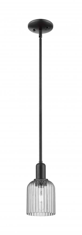Bridal Veil - 1 Light - 6 inch - Oil Rubbed Bronze - Mini Pendant