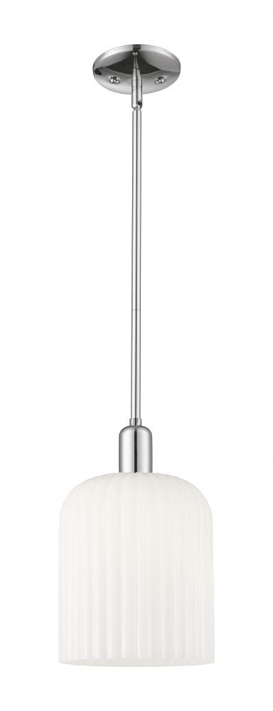 Bridal Veil - 1 Light - 8 inch - Polished Chrome - Mini Pendant