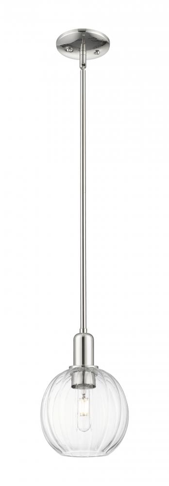 Preston - 1 Light - 6 inch - Polished Nickel - Mini Pendant
