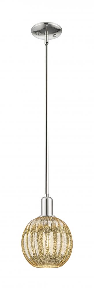 Preston - 1 Light - 6 inch - Polished Nickel - Mini Pendant