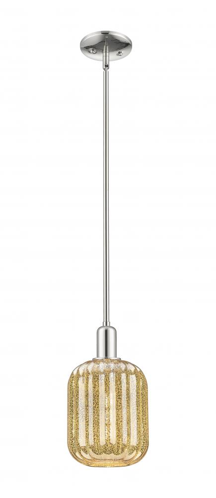 Preston - 1 Light - 6 inch - Polished Nickel - Mini Pendant
