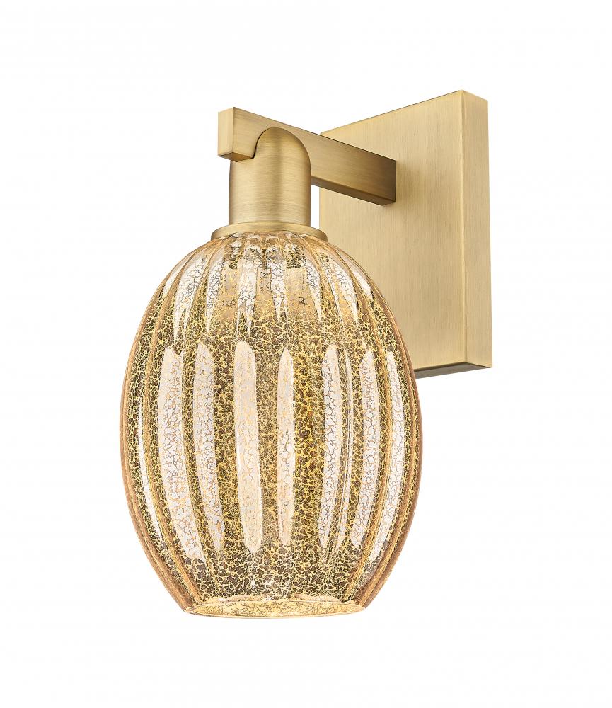 Preston - 1 Light - 6 inch - Brushed Brass - Sconce