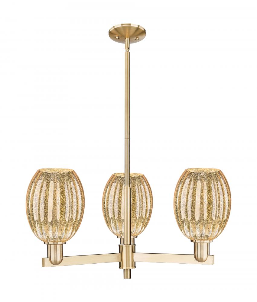 Preston - 3 Light - 18 inch - Satin Nickel - Flush Mount