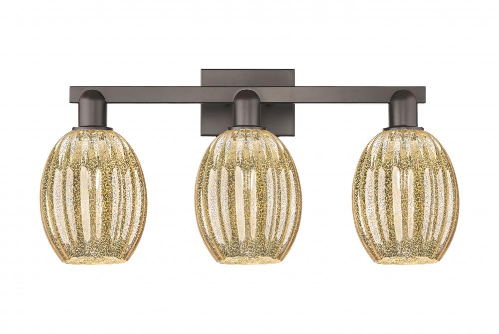 Preston - 3 Light - 26 inch - Oil Rubbed Bronze - Bath Vanity Light