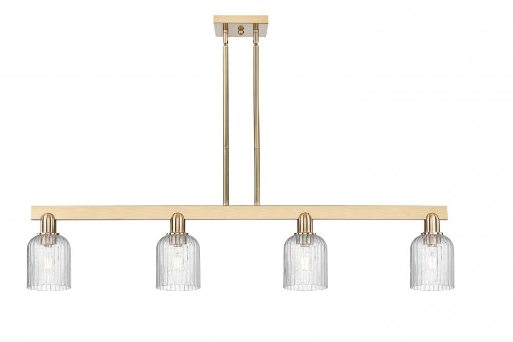 Bridal Veil - 4 Light - 48 inch - Champagne Bronze - Cord hung - Island Light