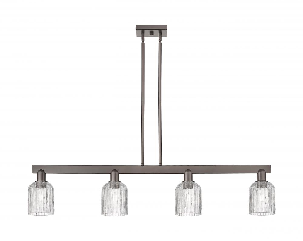 Bridal Veil - 4 Light - 48 inch - Oil Rubbed Bronze - Cord hung - Island Light