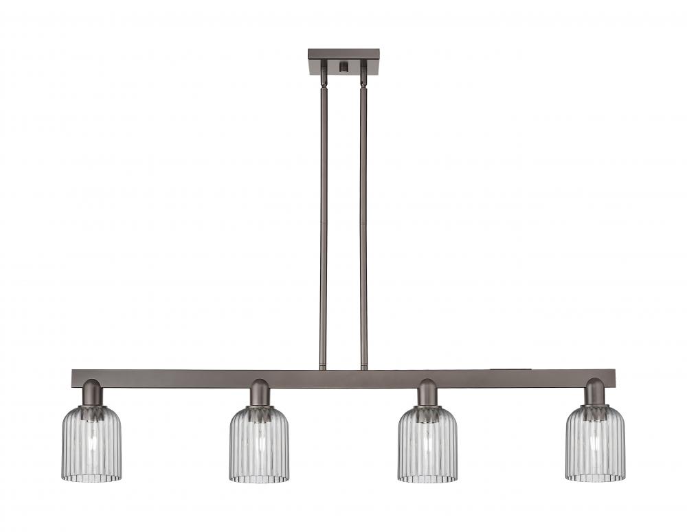 Bridal Veil - 4 Light - 48 inch - Oil Rubbed Bronze - Cord hung - Island Light
