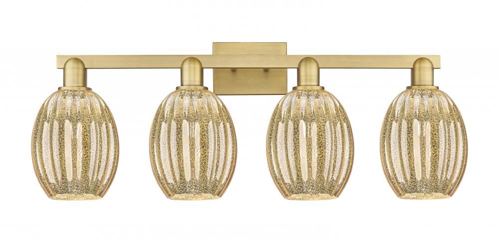 Preston - 4 Light - 36 inch - Brushed Brass - Bath Vanity Light