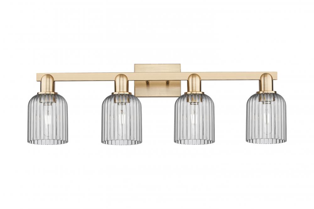Bridal Veil - 4 Light - 36 inch - Champagne Bronze - Bath Vanity Light