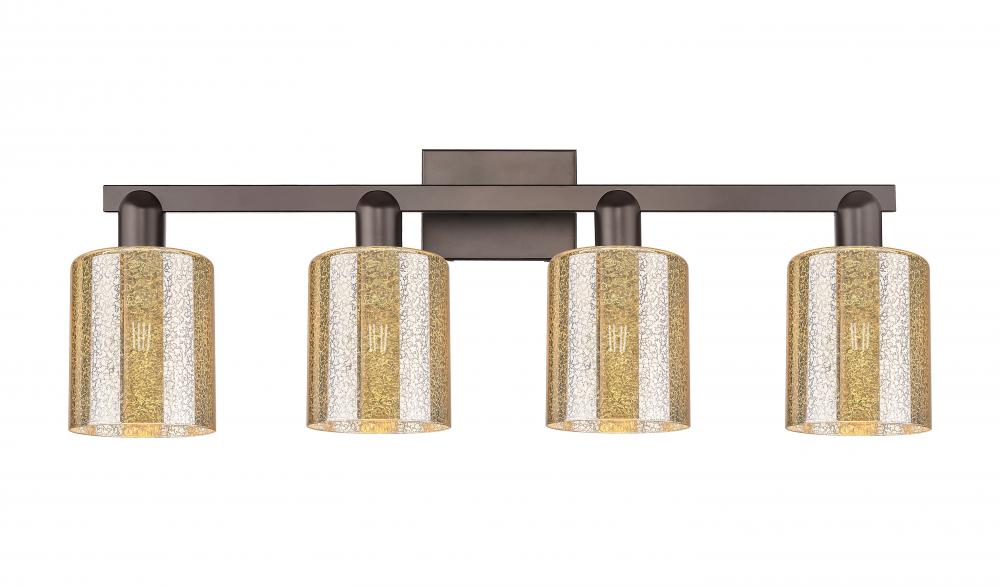 Cobbleskill - 4 Light - 32 inch - Oil Rubbed Bronze - Bath Vanity Light