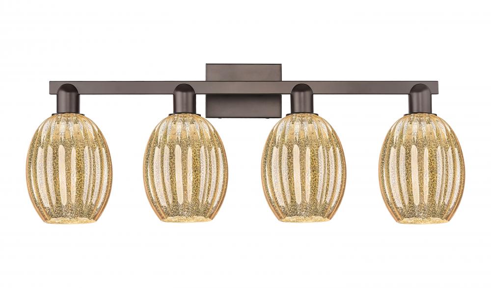 Preston - 4 Light - 36 inch - Oil Rubbed Bronze - Bath Vanity Light