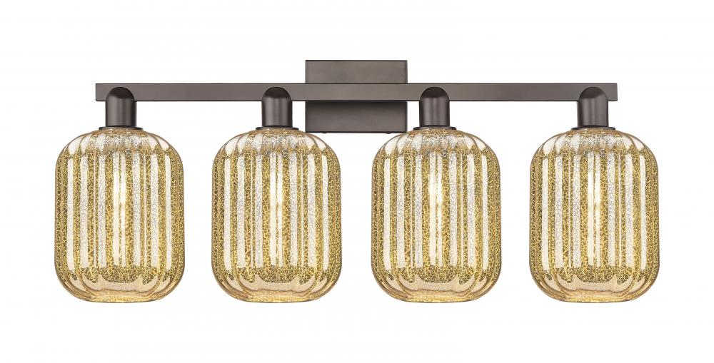 Preston - 4 Light - 36 inch - Oil Rubbed Bronze - Bath Vanity Light