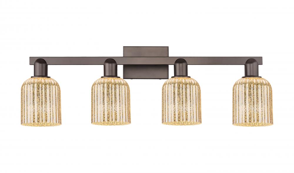 Bridal Veil - 4 Light - 36 inch - Oil Rubbed Bronze - Bath Vanity Light