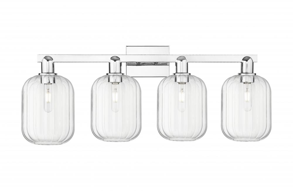 Preston - 4 Light - 36 inch - Polished Chrome - Bath Vanity Light