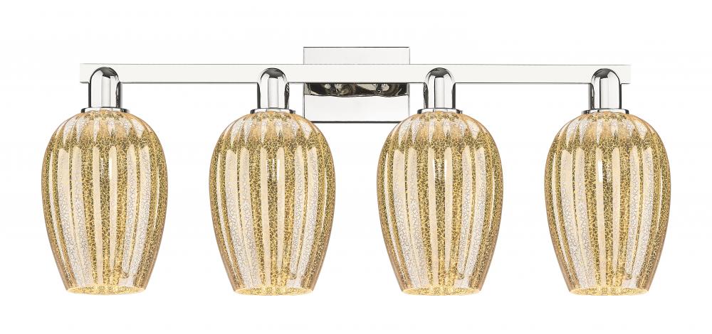 Preston - 4 Light - 36 inch - Polished Nickel - Bath Vanity Light