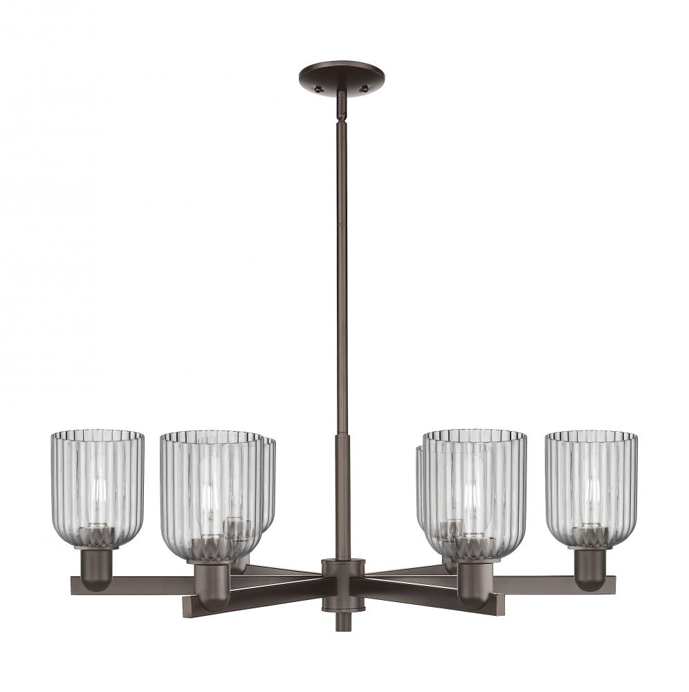Bridal Veil - 6 Light - 24 inch - Oil Rubbed Bronze - Chandelier